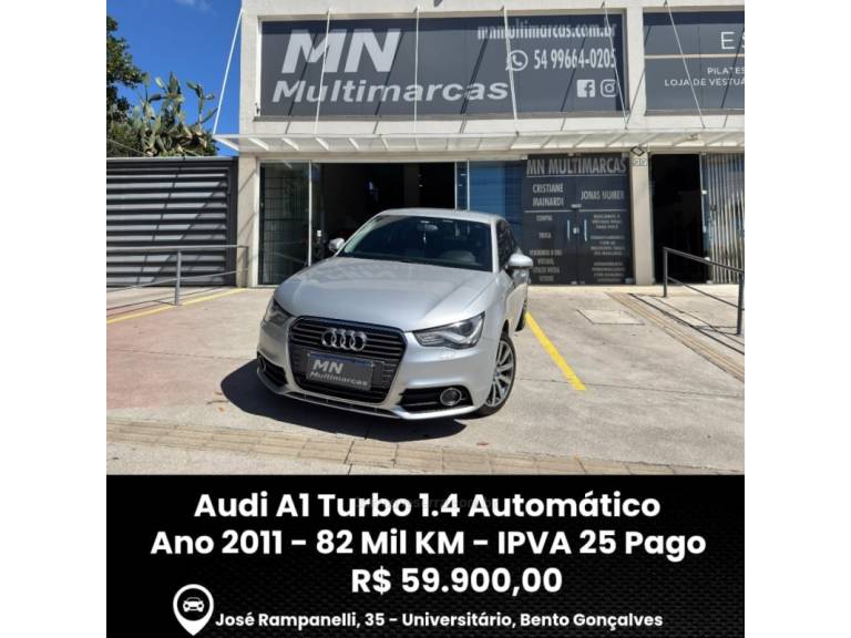 AUDI - A1 - 2011/2011 - Prata - R$ 59.900,00