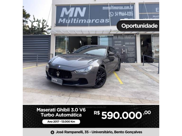 MASERATI - GHIBLI - 2017/2017 - Cinza - R$ 590.000,00